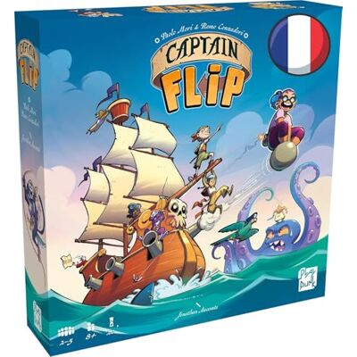 Asmodee Play Punk Captain Flip Giochi da tavolo Giochi di strategia Gioco per adulti e bambini a partire dagli 8 anni 2-5 giocatori Versione Francese Asmodee Play Punk Captain Flip Giochi da tavolo Giochi di strategia Gioco per adulti e bambini a partire dagli 8 anni 2-5 giocatori Versione Francese