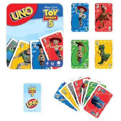 Mattel UNO Disney e Pixar Toy Story 5 Gioco di Carte Mattel UNO Disney e Pixar Toy Story 5 Gioco di Carte