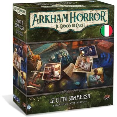 Asmodee Arkham Horror LCG – La Città Sommersa – Esp. Investigatori, Espansione Gioco da Tavolo, 1-4 Giocatori, 14+ Anni, Edizione in Italiano Asmodee Arkham Horror LCG – La Città Sommersa – Esp. Investigatori, Espansione Gioco da Tavolo, 1-4 Giocatori, 14+ Anni, Edizione in Italiano