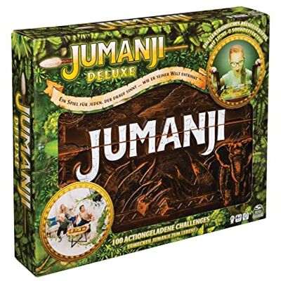 Spin Master Games Editrice Giochi, Jumanji Deluxe il gioco, in versione elettronica per vivere da protagonisti il classico gioco da tavolo di avventura, ora con luci e suoni, 8+ Spin Master Games Editrice Giochi, Jumanji Deluxe il gioco, in versione elettronica per vivere da protagonisti il classico gioco da tavolo di avventura, ora con luci e suoni, 8+