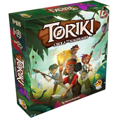 Asmodee Toriki: L'Isola Dei Naufragi, Gioco da Tavolo per Tutta la Famiglia, 8+ Anni, 1-4 Giocatori, Edizione in Italiano Asmodee Toriki: L'Isola Dei Naufragi, Gioco da Tavolo per Tutta la Famiglia, 8+ Anni, 1-4 Giocatori, Edizione in Italiano