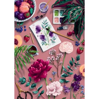 Nathan Puzzle da 1000 pezzi L'atelier L'Encrerie Marine Adulti e bambini a partire dai 14 anni Puzzle di alta qualità Collezione Carte Blanche Nathan Puzzle da 1000 pezzi L'atelier L'Encrerie Marine Adulti e bambini a partire dai 14 anni Puzzle di alta qualità Collezione Carte Blanche