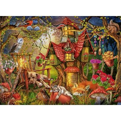 Ravensburger Puzzle per bambini The Waldhaus puzzle per bambini dagli 8 anni in su, con 200 pezzi in formato XXL Ravensburger Puzzle per bambini The Waldhaus puzzle per bambini dagli 8 anni in su, con 200 pezzi in formato XXL