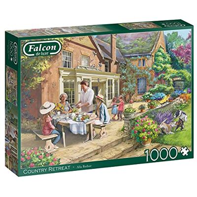 Jumbo , Falcon de luxe Country House Retreat, Puzzle per Adulti, 1000 pezzi Jumbo , Falcon de luxe Country House Retreat, Puzzle per Adulti, 1000 pezzi