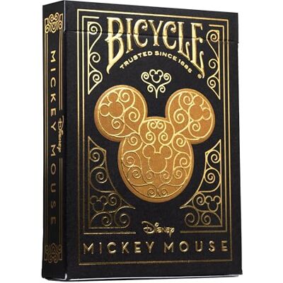 Bicycle Gioco di 54 carte da gioco Collezione Ultimates Disney Topolino dorato Magia/Carta Magia Bicycle Gioco di 54 carte da gioco Collezione Ultimates Disney Topolino dorato Magia/Carta Magia