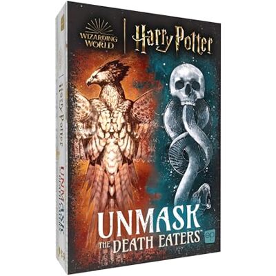 USAopoly Harry Potter: Unmask the Death Eaters Board Game Engaging Social Deduction Game Set in The Wizarding World of Harry Potter Hidden Roles & Bluffing Game Ages 11 and up; 4-8 Players USAopoly Harry Potter: Unmask the Death Eaters Board Game Engaging Social Deduction Game Set in The Wizarding World of Harry Potter Hidden Roles & Bluffing Game Ages 11 and up; 4-8 Players