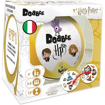 Asmodee – DOBBLE HARRY POTTER – Gioco da Tavolo Rapido e Divertente per Famiglie, Bambini e Amici – Carte da Gioco da Viaggio – Idea Regalo – 2-8 Giocatori – 6+ Anni – Edizione in Italiano Asmodee – DOBBLE HARRY POTTER – Gioco da Tavolo Rapido e Divertente per Famiglie, Bambini e Amici – Carte da Gioco da Viaggio – Idea Regalo – 2-8 Giocatori – 6+ Anni – Edizione in Italiano