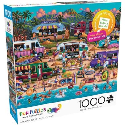 Buffalo Games Sinoeem Giochi di parole fuzzles Festival hawaiano del camion del cibo Puzzle da 1000 pezzi Buffalo Games Sinoeem Giochi di parole fuzzles Festival hawaiano del camion del cibo Puzzle da 1000 pezzi