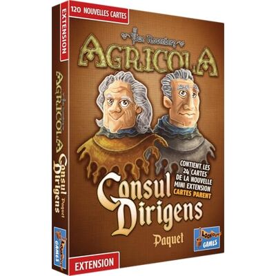 Asmodee Agricola Consul Dirigens Lookout Games Espansione Gioco di Gestione e Posizionamento dei lavoratori Modulo Genitore 12 Anni 1-4 Giocatori 90 Min Versione Italiana Asmodee Agricola Consul Dirigens Lookout Games Espansione Gioco di Gestione e Posizionamento dei lavoratori Modulo Genitore 12 Anni 1-4 Giocatori 90 Min Versione Italiana