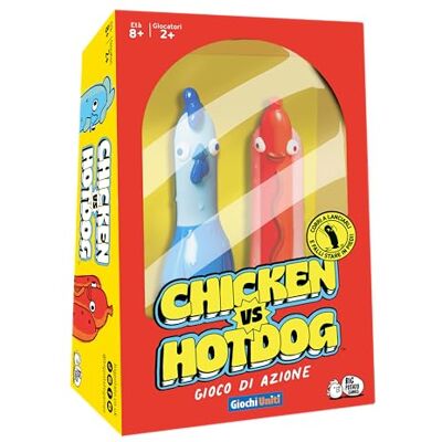 Giochi Uniti Chicken vs Hotdog, 2+ Giocatori, 8+ Anni, , Edizione italiana Giochi Uniti Chicken vs Hotdog, 2+ Giocatori, 8+ Anni, , Edizione italiana