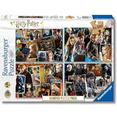 Ravensburger Puzzles Harry Potter 4 Pack Puzzle Bambini 5 Anni In Su Regalo Bambina 5 Anni E Uomo In Su 100 Pezzi Puzzle Bambini 36 X 26 Cm Puzzles Ravensburger Puzzles Harry Potter 4 Pack Puzzle Bambini 5 Anni In Su Regalo Bambina 5 Anni E Uomo In Su 100 Pezzi Puzzle Bambini 36 X 26 Cm Puzzles