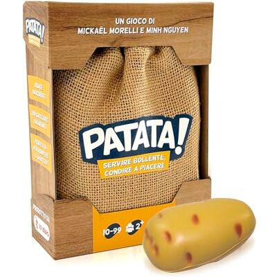 Ghenos Games Patata! Party Game di Rapidità Ideale per Famiglie e Serate con Amici 2+ Giocatori 10+ Anni Edizione Italiana Ghenos Games Patata! Party Game di Rapidità Ideale per Famiglie e Serate con Amici 2+ Giocatori 10+ Anni Edizione Italiana