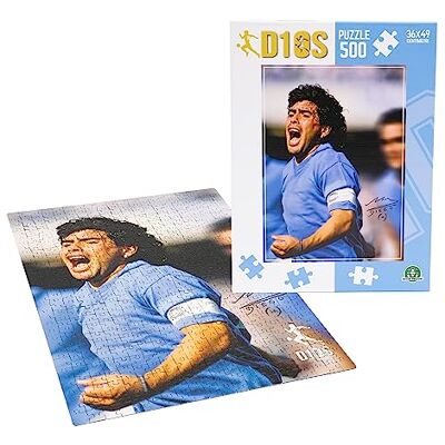 Giochi Preziosi D10S Puzzle Classico D10S Da 500 Pezzi Raffigurante Famoso Calciatore Con Maglia Azzurra E Fascia Da Capitano, Per Bambini A Partire Da 7 Anni, Giochi Preziosi D10S Puzzle Classico D10S Da 500 Pezzi Raffigurante Famoso Calciatore Con Maglia Azzurra E Fascia Da Capitano, Per Bambini A Partire Da 7 Anni,