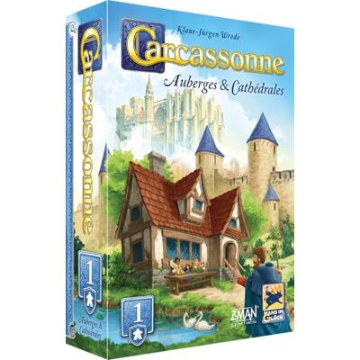 Asmodee Carcassonne - Locande e Cattedrali - Gioco di Strategia Asmodee Carcassonne - Locande e Cattedrali - Gioco di Strategia