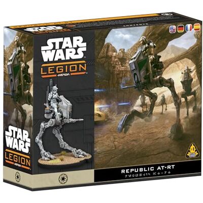 Asmodee Star Wars: Legion Republic AT-RT Gioco di miniature Età 14+ anni 2 giocatori Tempo di gioco: 90 minuti Asmodee Star Wars: Legion Republic AT-RT Gioco di miniature Età 14+ anni 2 giocatori Tempo di gioco: 90 minuti