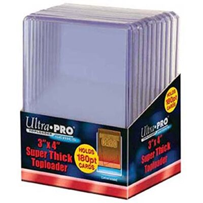 Ultra Pro 5 180PT Top Loader Packs – 10 Toploaders per Confezione (50 in Totale) – Spessore Baseball, Basketball, Hockey, Football Cards (IE Memorabilia) Ultra Pro 5 180PT Top Loader Packs – 10 Toploaders per Confezione (50 in Totale) – Spessore Baseball, Basketball, Hockey, Football Cards (IE Memorabilia)