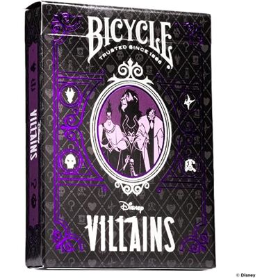 Bicycle Carte da gioco Disney Villains – Caratteristiche 12 Disney Villains tra cui cicatrice, Malefica, Ursula e altro – carte da gioco verdi o viola (i colori possono variare) Bicycle Carte da gioco Disney Villains – Caratteristiche 12 Disney Villains tra cui cicatrice, Malefica, Ursula e altro – carte da gioco verdi o viola (i colori possono variare)