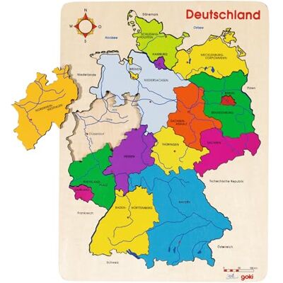 Goki Puzzle da completare con Stati della Germania Goki Puzzle da completare con Stati della Germania