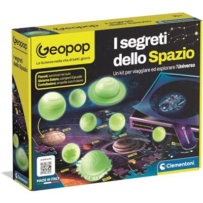 Clementoni x Geopop Segreti dello Spazio, Puzzle 150 Pezzi, Gioco Scientifico per Bambini 10+ Anni per Scoprire Pianeti, Costellazioni e Sistema Solare, Made in Italy, Lingua Italiana, Clementoni x Geopop Segreti dello Spazio, Puzzle 150 Pezzi, Gioco Scientifico per Bambini 10+ Anni per Scoprire Pianeti, Costellazioni e Sistema Solare, Made in Italy, Lingua Italiana,
