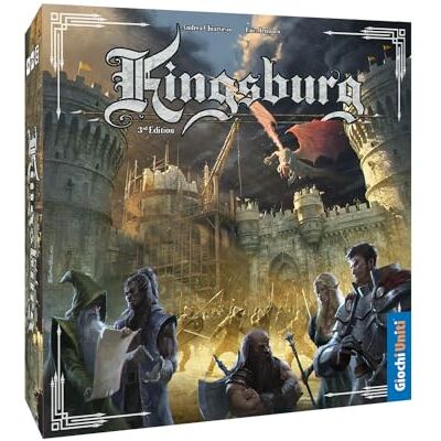 Giochi Uniti Kingsburg 3° edizione – Gioco da tavolo, 2-5 Giocatori, 10+ Anni, , Edizione italiana Giochi Uniti Kingsburg 3° edizione – Gioco da tavolo, 2-5 Giocatori, 10+ Anni, , Edizione italiana