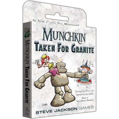 Jackson Munchkin Taken for Granite Card Game English Jackson Munchkin Taken for Granite Card Game English