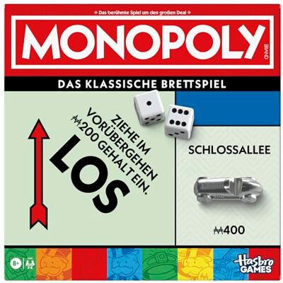 Hasbro Gaming Monopoly Classic - Gioco da tavolo Hasbro Gaming Monopoly Classic - Gioco da tavolo