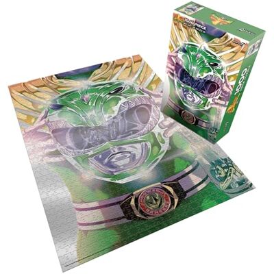 SUPER7 Mighty Morphin Power Rangers Green Ranger Puzzle da 1.000 pezzi, da collezione, classico spettacolo TV SUPER7 Mighty Morphin Power Rangers Green Ranger Puzzle da 1.000 pezzi, da collezione, classico spettacolo TV