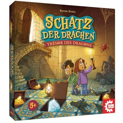 Game Factory -Gioco di memo emozionante per Bambini dai 5 Anni Famiglia, Gioco di Memoria, Colore Tesoro dei Draghi, Game Factory -Gioco di memo emozionante per Bambini dai 5 Anni Famiglia, Gioco di Memoria, Colore Tesoro dei Draghi,