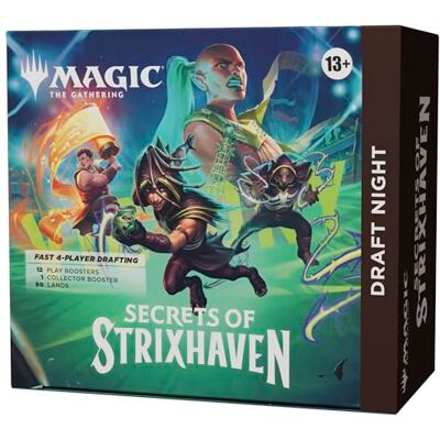Magic: The Gathering I Segreti di Strixhaven Serata di draft (Versione Inglese) Magic: The Gathering I Segreti di Strixhaven Serata di draft (Versione Inglese)