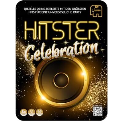 Hitster Celebration, Un Gioco di Carte e Feste per Adulti e Famiglie, da 2 a 10 Giocatori dai 16 Anni, Tedesco Hitster Celebration, Un Gioco di Carte e Feste per Adulti e Famiglie, da 2 a 10 Giocatori dai 16 Anni, Tedesco