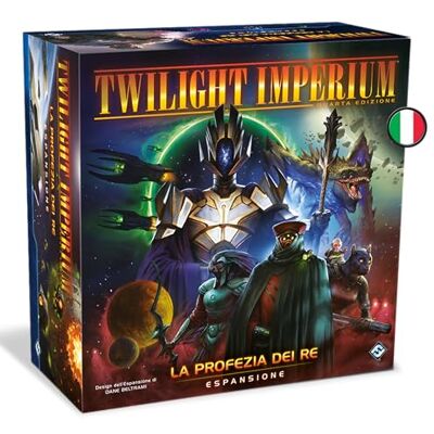 Asmodee Twilight Imperium: La Profezia dei Re Espansione Gioco da Tavolo, un Gioco per 3-6 Giocatori dai 14 anni in su, Edizione in Italiano Asmodee Twilight Imperium: La Profezia dei Re Espansione Gioco da Tavolo, un Gioco per 3-6 Giocatori dai 14 anni in su, Edizione in Italiano