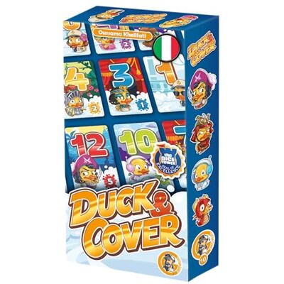 Asmodee – DUCK & COVER – Carte da Gioco Asmodee – DUCK & COVER – Carte da Gioco