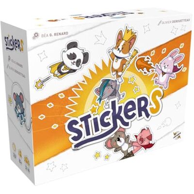Asmodee Two Manta Editions, Stickers, gioco di famiglia, gioco da tavolo, 2-4 giocatori, dai 8+ anni in su, 20 minuti, tedesco Asmodee Two Manta Editions, Stickers, gioco di famiglia, gioco da tavolo, 2-4 giocatori, dai 8+ anni in su, 20 minuti, tedesco