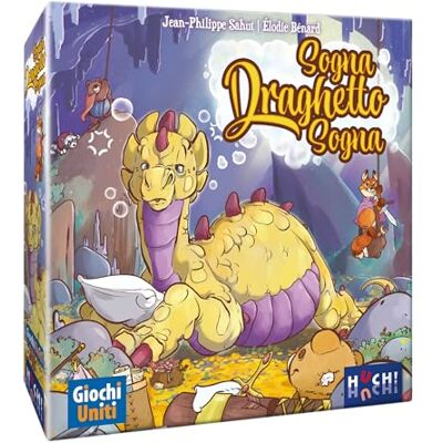 Giochi Uniti Sogna Draghetto Sogna – Gioco da tavolo, 2-5 Giocatori, 6+ Anni, , Edizione italiana Giochi Uniti Sogna Draghetto Sogna – Gioco da tavolo, 2-5 Giocatori, 6+ Anni, , Edizione italiana