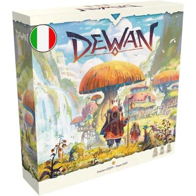 Asmodee Dewan, Gioco da Tavolo Strategico di Posizionamento, Conquista e Gestione delle carte, Carte da Gioco, 2-4 giocatori, 10+ Anni, 40 min, Edizione in Italiano Asmodee Dewan, Gioco da Tavolo Strategico di Posizionamento, Conquista e Gestione delle carte, Carte da Gioco, 2-4 giocatori, 10+ Anni, 40 min, Edizione in Italiano