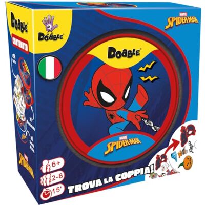 Asmodee – DOBBLE SPIDER-MAN – Gioco da Tavolo Rapido e Divertente per Famiglie, Bambini e Amici – Carte da Gioco da Viaggio – Idea Regalo Spiderman – 2-8 Giocatori – 6+ Anni – Edizione in Italiano Asmodee – DOBBLE SPIDER-MAN – Gioco da Tavolo Rapido e Divertente per Famiglie, Bambini e Amici – Carte da Gioco da Viaggio – Idea Regalo Spiderman – 2-8 Giocatori – 6+ Anni – Edizione in Italiano