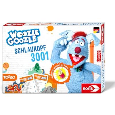 noris Woozle Goozle Schlaukopf 3001 – Domanda risposta gioco dai 6 anni in su, divertimento con la conoscenza del cigolio per 2-6 giocatori noris Woozle Goozle Schlaukopf 3001 – Domanda risposta gioco dai 6 anni in su, divertimento con la conoscenza del cigolio per 2-6 giocatori