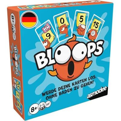 Asmodee , Bloops, versione DE, divertente gioco di famiglia per 2-5 giocatori a partire dagli 8 anni, gioco di carte con 10 minuti di tempo per partita Asmodee , Bloops, versione DE, divertente gioco di famiglia per 2-5 giocatori a partire dagli 8 anni, gioco di carte con 10 minuti di tempo per partita