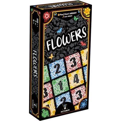Asmodee Actarus Editions Flowers Giochi da tavolo Giochi di carte, gioco per bambini, adulti e famiglia, da 7 anni, da 1 a 4 giocatori, 20 min, versione francese Asmodee Actarus Editions Flowers Giochi da tavolo Giochi di carte, gioco per bambini, adulti e famiglia, da 7 anni, da 1 a 4 giocatori, 20 min, versione francese