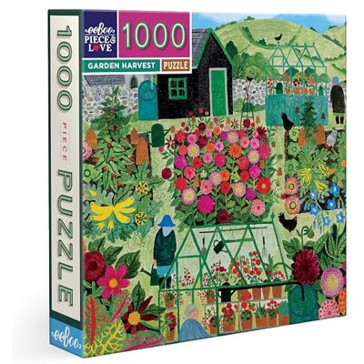eeBoo Garden Harvest Adulto 1000 Pezzi in Cartone Riciclato Puzzle Colorato Con Colori Splendidi- eeBoo Garden Harvest Adulto 1000 Pezzi in Cartone Riciclato Puzzle Colorato Con Colori Splendidi-