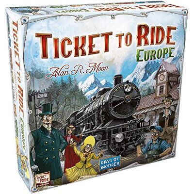 Ticket to Ride DAYS OF WONDER Giorni di MERAVIGLIA Biglietto per Ride Europa Ticket to Ride DAYS OF WONDER Giorni di MERAVIGLIA Biglietto per Ride Europa
