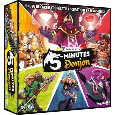 Asmodee Wiggles 3D 5 minuti Dungeon Giochi da tavolo Giochi di carte Giochi cooperativi Giochi per adulti e bambini a partire da 8 anni 2 a 5 giocatori Versione francese Asmodee Wiggles 3D 5 minuti Dungeon Giochi da tavolo Giochi di carte Giochi cooperativi Giochi per adulti e bambini a partire da 8 anni 2 a 5 giocatori Versione francese