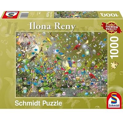 Schmidt Spiele, Ilona Reny: A Parrot Jungle (1000pc), Puzzle, Ages 12+ Schmidt Spiele, Ilona Reny: A Parrot Jungle (1000pc), Puzzle, Ages 12+