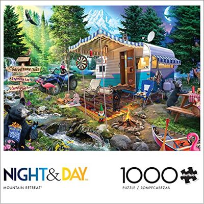 Buffalo Games Jeff Haynie Mountain Retreat Puzzle da 1000 pezzi per adulti Puzzle impegnativo perfetto per serate di gioco Dimensioni del puzzle finito 26,75 x 19,75 Buffalo Games Jeff Haynie Mountain Retreat Puzzle da 1000 pezzi per adulti Puzzle impegnativo perfetto per serate di gioco Dimensioni del puzzle finito 26,75 x 19,75
