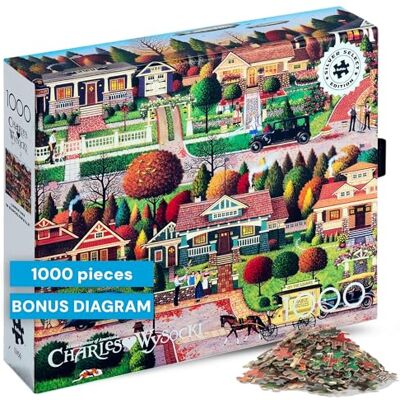 Buffalo Games Silver Select Charles Wysocki Festa dei lavoratori a Bungalowville Puzzle da 1000 pezzi per adulti Puzzle impegnativo perfetto per serate di gioco Dimensioni finite 26,75 x Buffalo Games Silver Select Charles Wysocki Festa dei lavoratori a Bungalowville Puzzle da 1000 pezzi per adulti Puzzle impegnativo perfetto per serate di gioco Dimensioni finite 26,75 x
