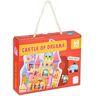 Baroni Toys Puzzle Sagomato per Bambini, Gioco Educativo e Divertente in Cartone per Bambini 3+, Puzzle da 60 Pezzi, Idea Regalo, 51,5x35 cm, Castello dei Sogni