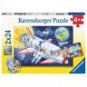 Ravensburger 05665 Viaggio nello Spazio – 2 x 24 Pezzi Puzzle per Bambini dai 4 Anni