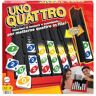 Mattel UNO Quattro Combina l'abilità di abbinare il colore o il numero alla sfida di posizionare quattro tessere in fila, per serate in famiglia e con gli amici, giocattolo per bambini, 7+ anni,