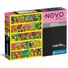 Clementoni - Keith Haring Haring-1000 Pezzi Adulti, Arte, Puzzle Quadri Famosi, Made in Italy, Multicolore,