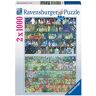 Ravensburger Puzzle, Zoe Sadler, Esclusiva Amazon, 2 Puzzle da 1000 Pezzi, Puzzle Adulti,